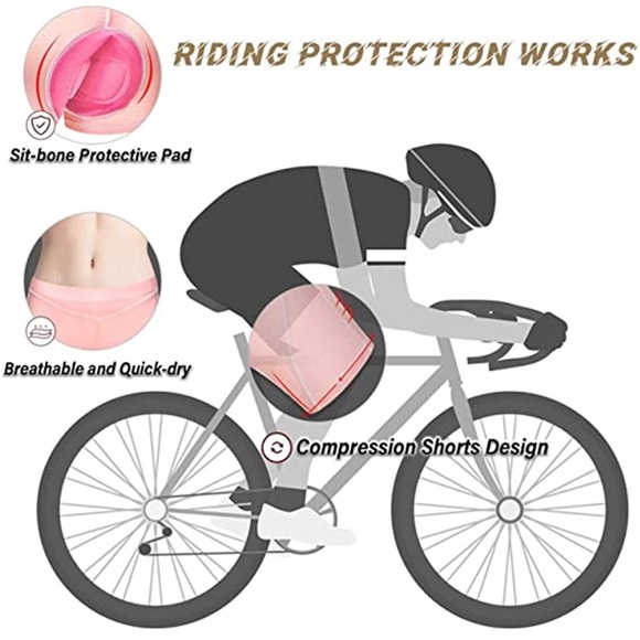 Biker shorts with 3D padding - Picture 3 of 6